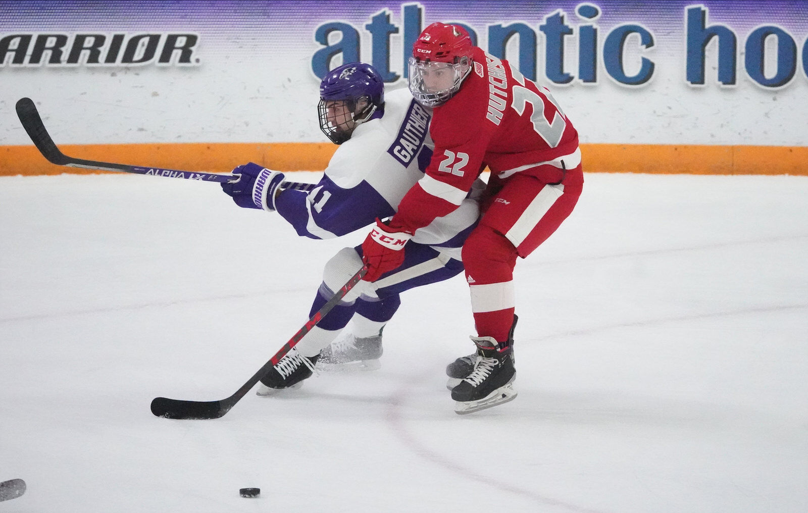 Niagara hockey faces Sacred Heart in an AHA game